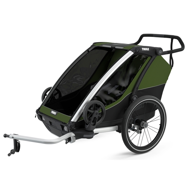 Anhänger THULE Chariot CAB 2 $2 Plätzer$Cypress Green-Black$