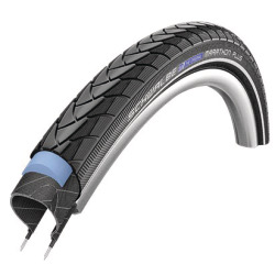 Schwalbe Pneu Marathon Plus 26x1.75 Starr mit Reflexstreifen black