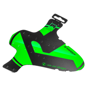 Schlamm:PE bright green mit Verpackung / Kabelbinder