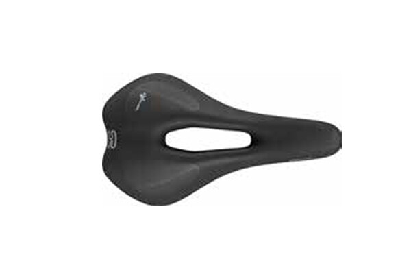 Selle Royal FORUM Athletic Sattel, unisex mit Aussparung, Royalgel, schwarz mit Design