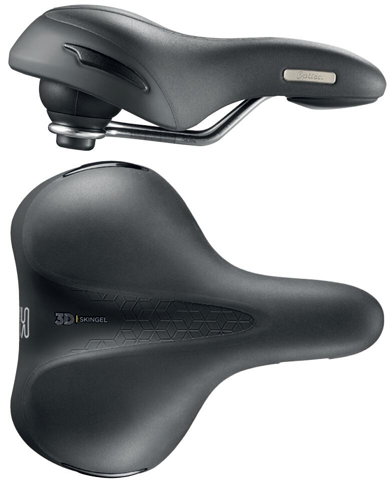 Selle Royal OPTICA Relaxed Sattel, unisex 3D Skingel, 253x 217mm