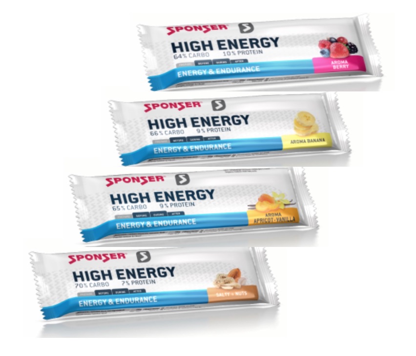 Sponser HIGH ENERGY BAR 30x45g SaltyNuts