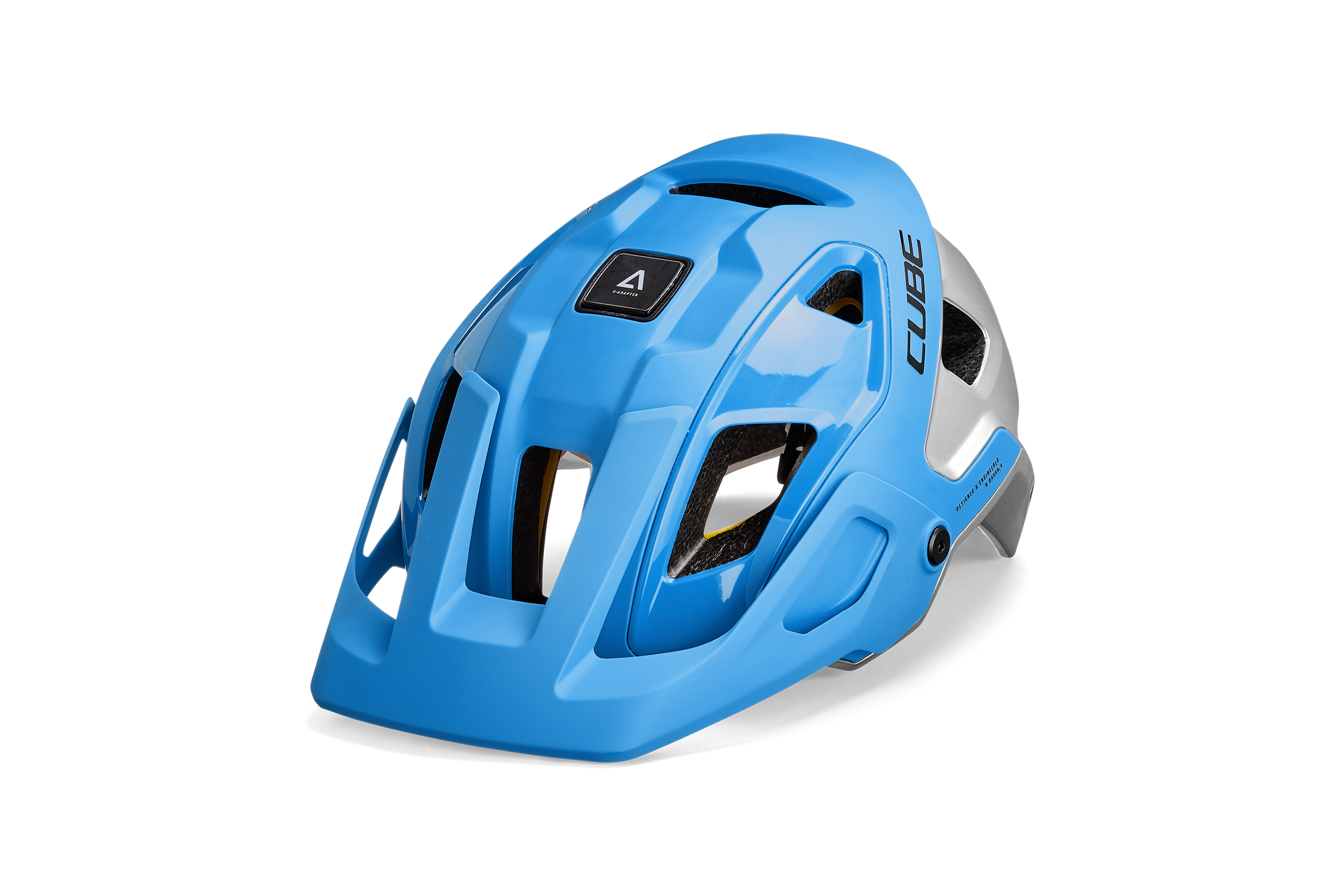 CUBE Helm STROVER X Actionteam blue´n´grey L (57-62)